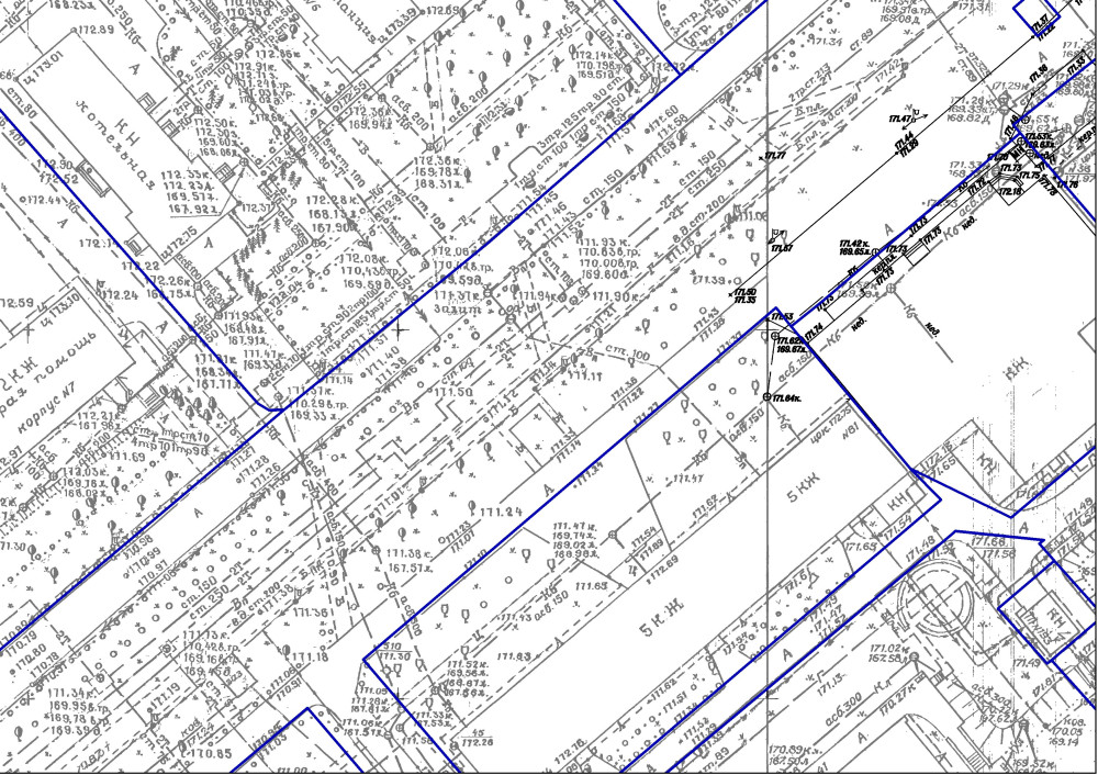Схемы границ прилегающих территорий к зданиям, строениям, сооружениям, земельным участкам с расположенными на них зданиями (строениями, сооружениями) города Обнинска №1