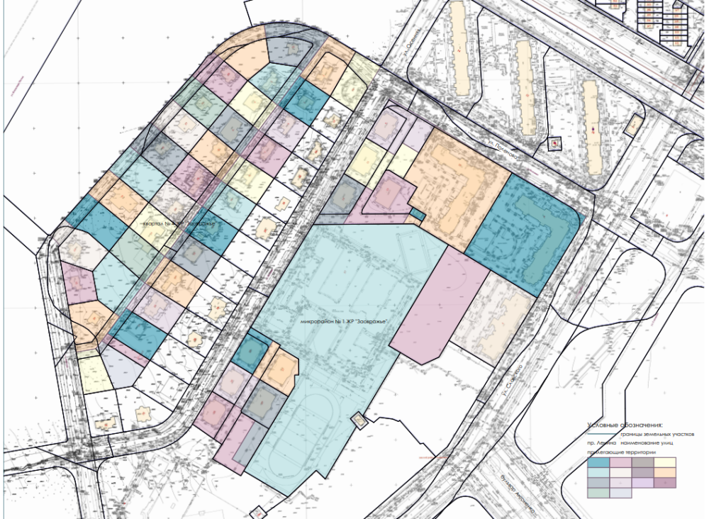 Схемы границ прилегающих территорий к зданиям, строениям, сооружениям, земельным участкам с расположенными на них зданиями (строениями, сооружениями) города Обнинска №1