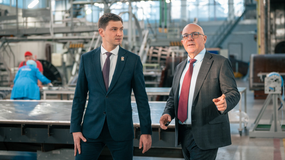 Глава Обнинска Стефан Перевалов посетил «Технологию» с рабочим визитом