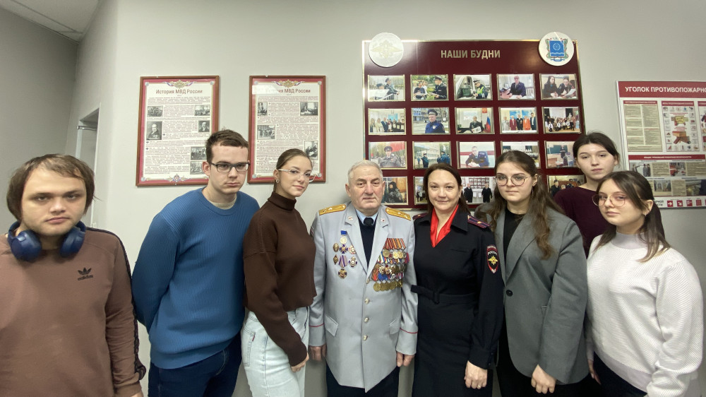 В ОМВД России по городу Обнинску студентам рассказали о службе в органах внутренних дел