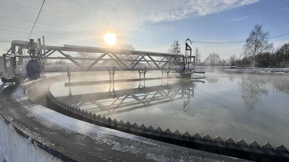 На очистных сооружениях продолжаются ремонтные работы