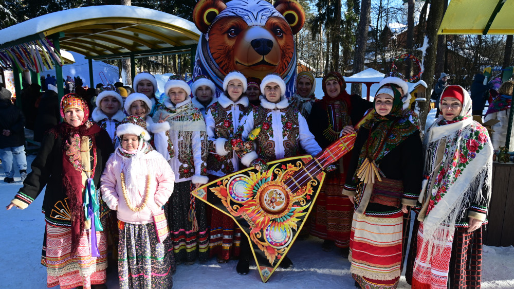 Традиционные масленичные гуляния прошли в Городском парке