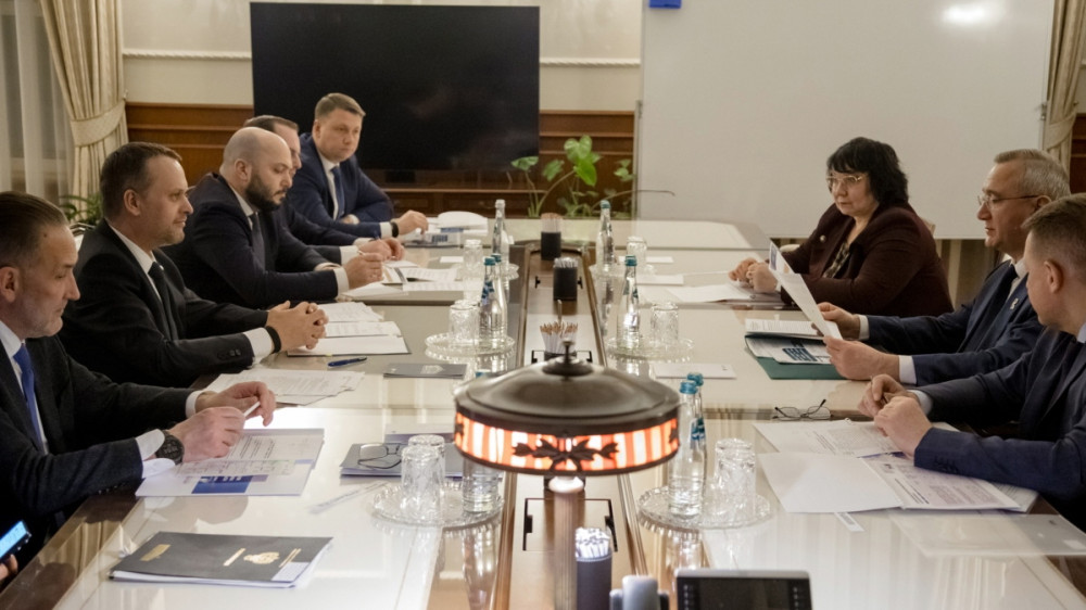 Глава Минтранса России Андрей Никитин и губернатор Владислав Шапша обсудили транспортные проекты Калужской области