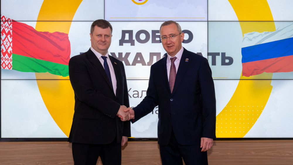 Владислав Шапша и Юрий Селиверстов обсудили перспективы сотрудничества Калужской области и Республики Беларусь