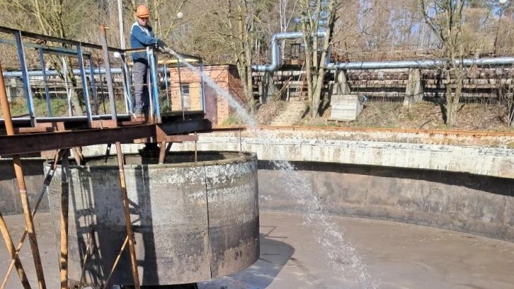 Специалисты РИР продолжают ремонт на очистных сооружениях