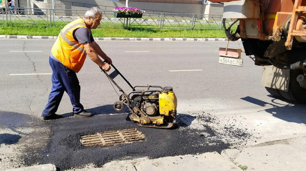 В Обнинске увеличивают объёмы ямочного ремонта