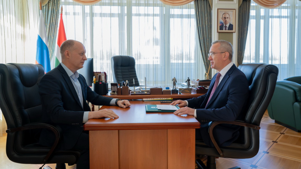 Владислав Шапша провел рабочую встречу с депутатом Государственной Думы РФ Дмитрием Афанасьевым